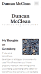 Mobile Screenshot of duncan.mcclean.co.uk