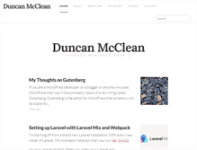 Tablet Screenshot of duncan.mcclean.co.uk
